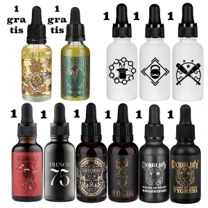 Barberski zestaw olejków do brody od Cyrulików (9 + 2 gratis)